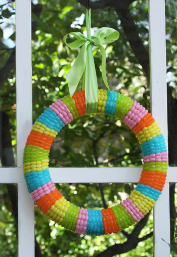 Jelly Belly Bean Spring Wreath