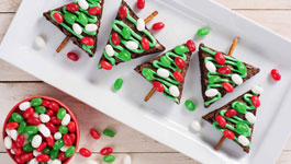 Christmas Tree Brownies